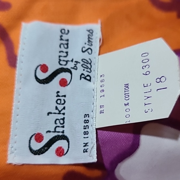 Vintage Shaker Square Floral Print Dress - Picture 4 of 14